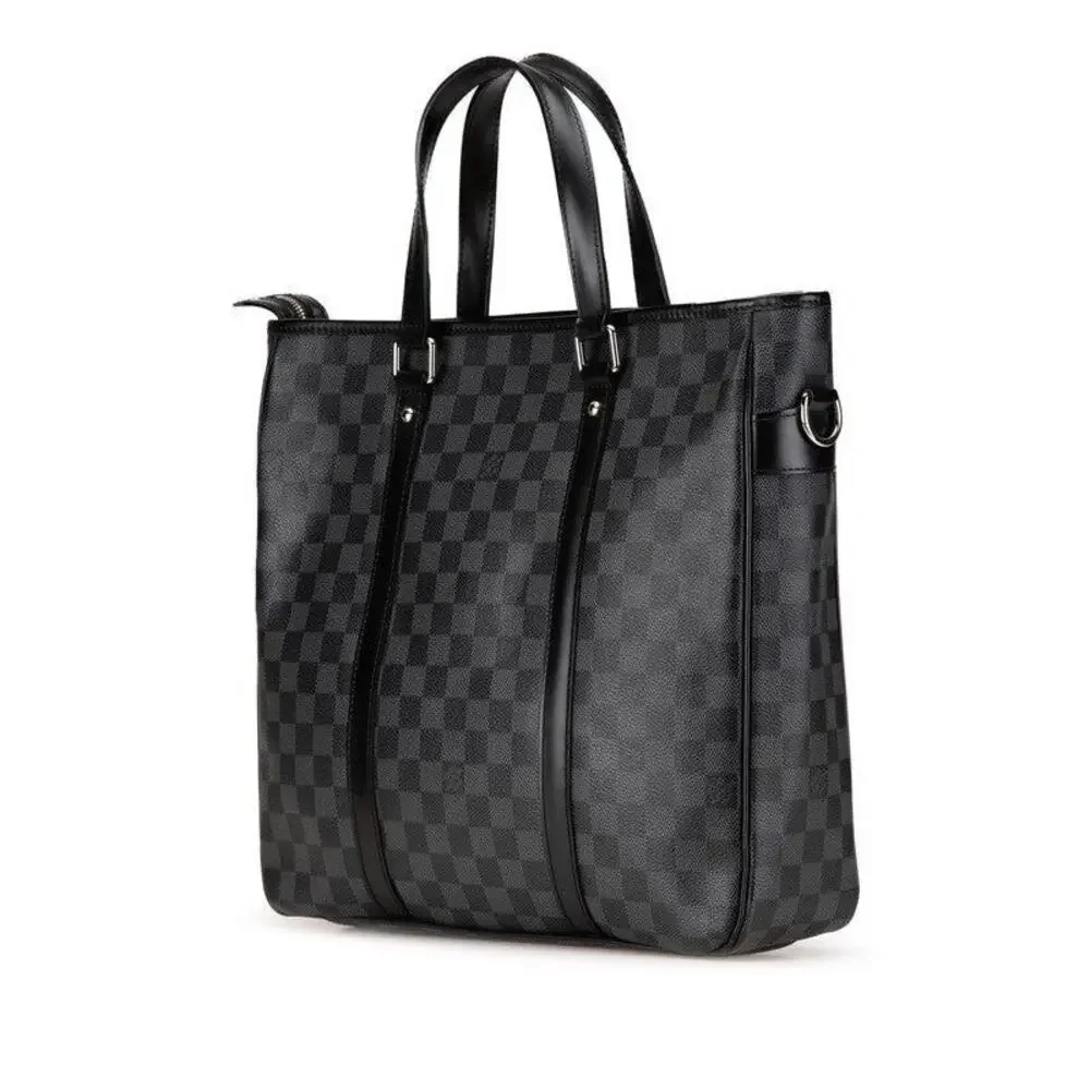 Louis Vuitton Damier Graphite Tadao PM Handbag Black